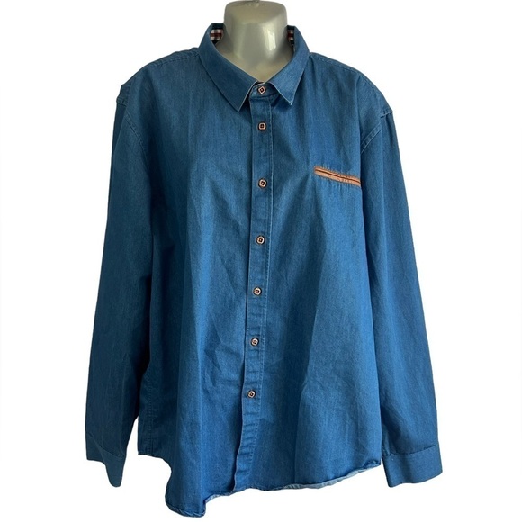 Coofandy Casual Button Down Long Sleeve Shirt • Used • Size: XXL - Picture 2 of 8